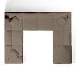 Modular Sofa and Ottoman | U-Sectional Modular Sofa | Couch Haus