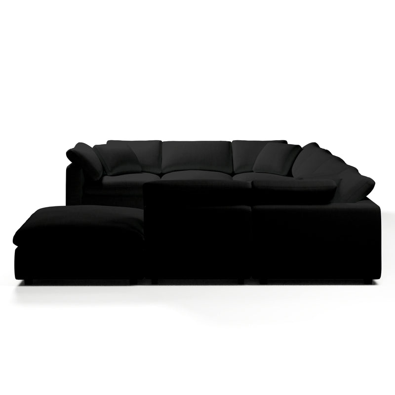 Modular Sofa and Ottoman | U-Sectional Modular Sofa | Couch Haus