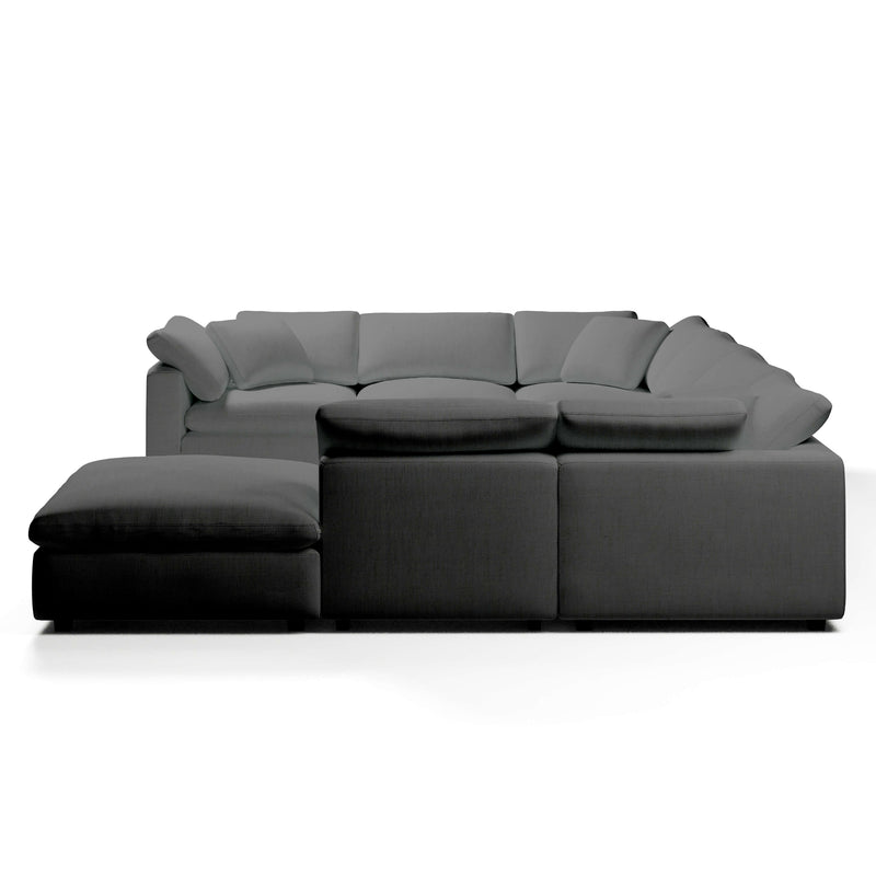 Modular Sofa and Ottoman | U-Sectional Modular Sofa | Couch Haus