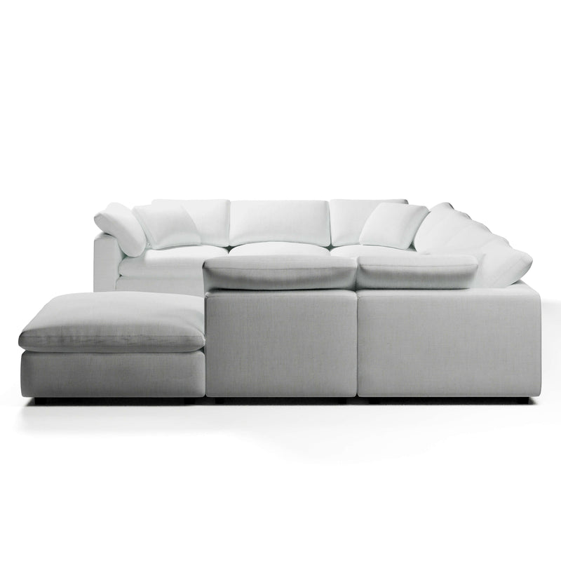 Modular Sofa and Ottoman | U-Sectional Modular Sofa | Couch Haus